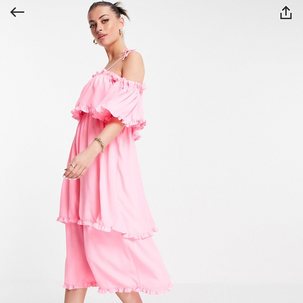 River island hot pink dress new w tags never worn
